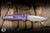 Microtech Marfione Select Socom RAM-LOK Manual Folding Knife Purple Frag Titanium 4" M390 Spear Point Stonewash 160RL-10FRSMS6