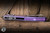 Microtech Marfione Select Socom RAM-LOK Manual Folding Knife Purple Haze Titanium, Purple Accents 4" M390 Spearpoint Stonewash 160RLS-10SMS6