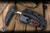 Microtech Marfione Select Bee Push Dagger Black Carbon Fiber, Blue Ti Accents 2.5" 440C Stonewash 218-10MS5