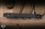 Preowned-ProTech 2025 Oligarch Custom 003 Automatic Folding Knife 2 Tone Weave Textured Stainless Steel 3.25" MagnaCut Wharncliffe Smokey Grey DLC
