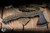 Preowned-Achter Knives PDA Axe OD Green Cord Wrap 11.65" Tomahawk MagnaCut Acid Etched