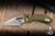 Microtech M-Stitch Ram-LOK OD Green Aluminum 3.25" M390 Stonewash 169MRL-10OD