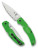 Spyderco Native Chief Lightweight Folding Knife Green FRN 4" LC200N Drop Point Satin C244SGR