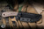 Preowned-Winkler Knives SD2 Fixed Blade Knife Brown Canvas Laminate 3.25" 80CrV2 Drop Point Black