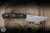 Microtech Akris Fixed Blade Knife Black G10 3.7" M390 Drop Point Stonewash 95-10BK-1