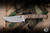 Microtech Akris Fixed Blade Knife Dark Earth G10 3.7" M390 Drop Point Stonewash 95-10DE-1
