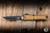 Microtech Hera II Mini Automatic OTF Knife Tan Aluminum 3" M390 Tanto Black 1704M-1TA