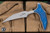 Microtech Marfione Select Bee Push Dagger Antique Blue Titanium 2.5" 440C Apocalyptic 218-10APMS3