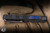 Guardian Tactical Apex OTF Knife Black Aluminum, Carbon Fiber Inlay 3.4" Blued Damascus Drop Point