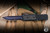 Guardian Tactical Apex OTF Knife Black Aluminum, Carbon Fiber Inlay 3.4" Blued Damascus Drop Point