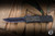 Guardian Tactical Apex OTF Knife Black Aluminum, Carbon Fiber Inlay 3.4" Blued Damascus Drop Point