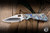 Preowned-Strider Knives SnG Partizan Folding Knife Camo Titanium 3.5" S30V Bowie