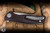 Shirogorov Knives Ursus F95 Folding Knife Maroon Micarta 3.74" Elmax Drop Point Satin