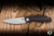 Shirogorov Knives Ursus F95 Folding Knife Maroon Micarta 3.74" Elmax Drop Point Satin