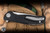 Shirogorov Knives Ursus F95 Folding Knife Black Micarta 3.74" Elmax