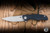 Shirogorov Knives Ursus F95 Folding Knife Blue Micarta 3.74" Elmax