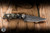 Preowned-Half Face Blades Limited Run #23 Custom Pac-Man Fixed Blade Knife 3.2" Drop Point