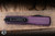 Microtech Ultratech Gen IV OTF Automatic Knife Half Tri Grip Purple Abrasion Aluminum 3.5" M390 D/E Dagger 11224HT-1PUAA