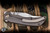 Preowned-Merriken Knives Mini Ultimatum Flipper Knife Titanium 3.25" MagnaCut Recurve Tanto Satin 