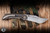 Preowned-Merriken Knives Mini Ultimatum Flipper Knife Titanium 3.25" MagnaCut Recurve Tanto Satin 