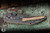 Hypercut Knives Custom "Bikkhu" Folding Knife Titanium, Shipwreck Camo Carbon Inlays 3.25" S45VN Clip Point Dark Stonewash
