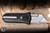 Hypercut Knives Oracle Gravity Razor Knife Black Crosshatch Milled Aluminum 2.2" Trapezoid Razor
