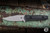 Ocaso Knives- Sevra Fixed Blade Knife Milled Black G10 2.8" MagnaCut Drop Point Stonewash