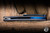 Herman Custom Knives Ishtar Folder Knife Hammered Titanium 3.74" MagnaCut Clip Point Shiny Stonewash