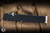 Marfione Custom Halo III Mini OTF Knife Aluminum, Pearl Inlay 2" M390 Hellhound Mirror Polish