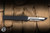 Marfione Custom Halo III Mini OTF Knife Aluminum, Pearl Inlay 2" M390 Hellhound Mirror Polish