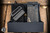 Marfione Custom Halo III Mini OTF Knife Aluminum, Pearl Inlay 2" M390 Hellhound Mirror Polish