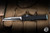 Marfione Custom Halo III Mini OTF Knife Aluminum, Abalone Inlay 2" M390 Warhound Mirror Polish