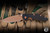 Hinderer Knives XM-18 Flipper Knife Black/Orange G10/Rose Gold Stonewash Titanium 3.5" 20CV Spanto Oil Rubbed Bronze