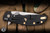 Hinderer XM-24 Flipper Knife Black G10/Battle Black Titanium 4" S45VN Slicer Stonewash