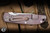 Rick Hinderer Knives FireTac Folding Knife Orange/Black G10/Bronze Titanium 3.6" 20CV Tanto Bead Blasted