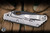 Mick Strider Knives SnG Folding Knife Forest Green G10/Flamed Titanium 3.5" 20CV DLC
