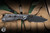 Mick Strider Knives SnG Folding Knife OD Green G10/Flamed Titanium 3.5" PD1 DLC