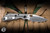 Mick Strider Knives SnG DGG Folding Knife Titanium 3.5" MagnaCut Stonewash