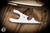 Rick Hinderer Knives Project X Flipper Knife Lava Flow Fat Carbon/ BB Bronze Titanium 3.65" MagnaCut Clip Point Battle Black