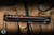 Chaves Knives/ProTech 229 Redencion Automatic Knife Black Tread Textured Aluminum, Black Lip Pearl Button 3.3" S35VN Drop Point Copper Rose PVD - Blade Show Exclusive