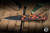 ProTech Custom Godson Automatic Folding Knife Anodized "Del Fuego" Aluminum 3" 154CM Stiletto DLC Black 721-DF2