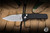 ProTech x Ramon Chaves Scapegoat Automatic Folding Knife Black Carbide Textured Aluminum, Abalone Button 3.15" MagnaMax Stonewash - Blade Show Exclusive