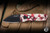 ProTech Runt 5 Custom Automatic Folding Knife Anodized "Crimson Tiger Camo" 1.9" MagnaCut Wharncliffe Black DLC R5303-CTC