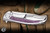 Shirogorov x CRK "Hati CGG" Custom Folding Knife Purple Alutex Titanium 3.75" MagnaCut Drop Point - Blade Show Exclusive
