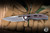Shirogorov Knives "Dual X CD" Custom Folding Knife Titanium/Red Nebula Fat Carbon Inlay 3.75" MagnaCut Drop Point - Blade Show Exclusive
