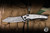 Hawk Knives x John Gray Talon Folding Knife Hammered Titanium 3.5" M390 Dark Rain Serrated - Blade Show Exclusive