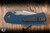 A2D Attn2Detail Mercantile Delta Folding Knife Blue Paper Micarta 3.35" MagnaCut Sheepsfoot Harpoon - Blade Show Exclusive