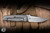 Chaves x Jake McCoy Red Label Disciple Street Integral Folding Knife Stonewash Titanium 3.25" M390 Drop Point Belt Satin - Blade Show Exclusive