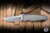 Chaves x Jake McCoy Red Label Disciple Street Integral Folding Knife Stonewash Titanium 3.25" M390 Drop Point Belt Satin - Blade Show Exclusive