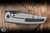 Chaves x Jake McCoy Red Label Disciple Street Integral Folding Knife Bright Stonewash Titanium 3.25" M390 Drop Point Bright Stonewash DLC - Blade Show Exclusive